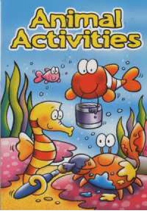 animal activities colour &activity book