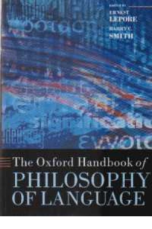 hand book of philosphy of lang .... hand book of philosphy of lang ....
