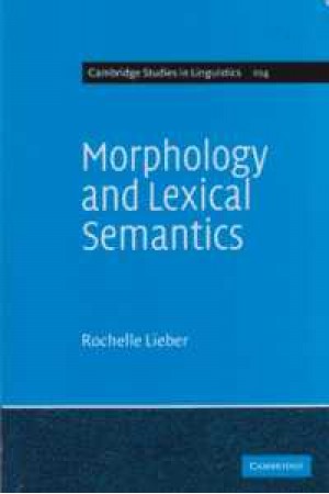 morphology and lexial semantics