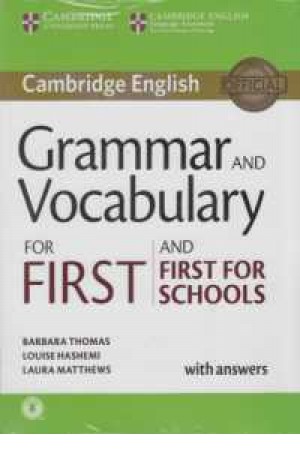grammar and voc.for first and first for scholl+cd
