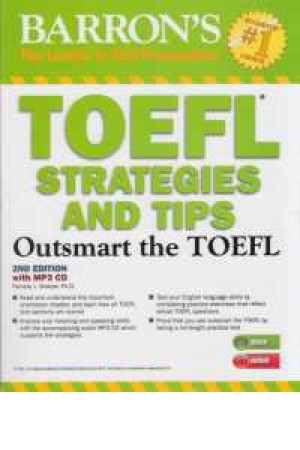 barrons toefl strategies and tips+cd