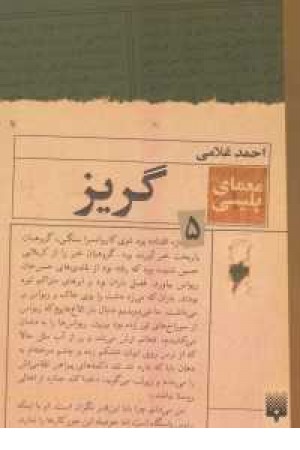 معمای پلیسی 5(گریز) معمای پلیسی 5(گریز)