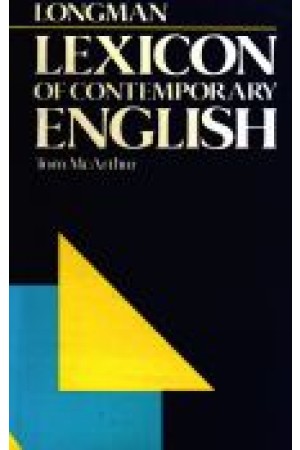 Longman Lexicon Of Contemporary English Longman Lexicon Of Contemporary English