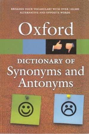 Oxford Dictionary Of Synonyms And Antonyms