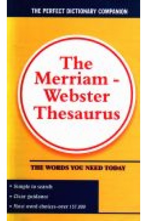 The Merriam Webster Thesaurus The Merriam Webster Thesaurus