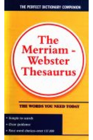 The Merriam Webster Thesaurus